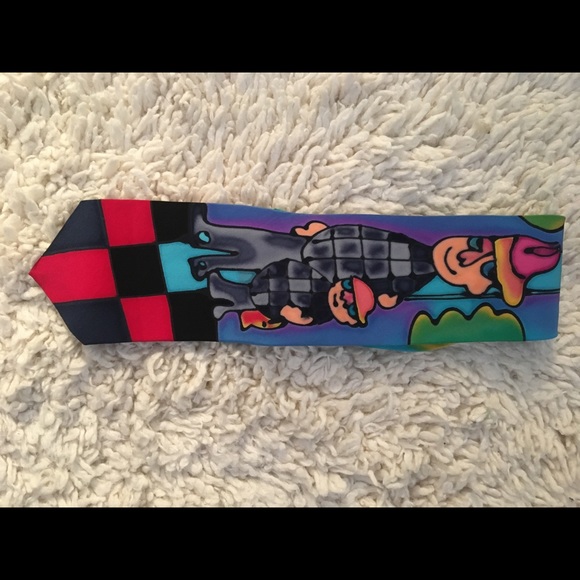 JS Tie 100% Silk - Picture 2 of 3